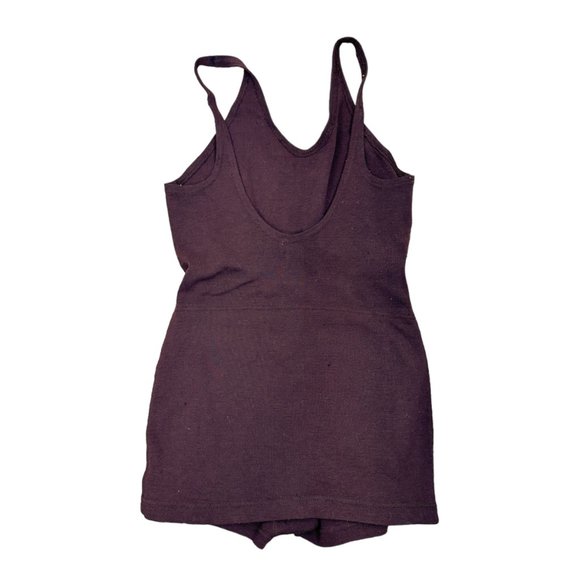 1920s brown wool tank swimsuit by Allen-A Size M/L. VFG - Picture 3 of 9